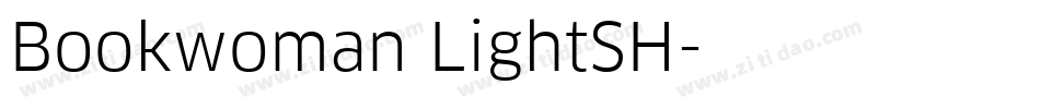 Bookwoman LightSH字体转换